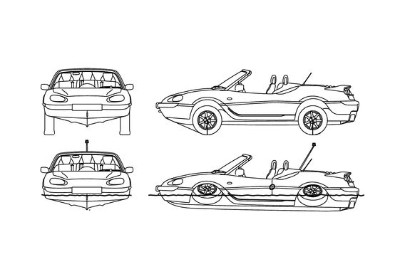 Download drawing Gibbs Aquada Coupe 2006 in ai pdf png svg formats